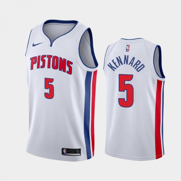 NBA_ Jersey Detroit''Pistons''Men Derrick Rose Luke Kennard Christian Wood  Langston Galloway Wayne Ellington Black Jersey 